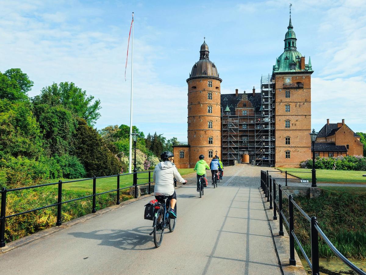 Vallø Castle (Vallø Slot) in Denmark, a historic castle with a rich past and beautiful surrounding parklands
