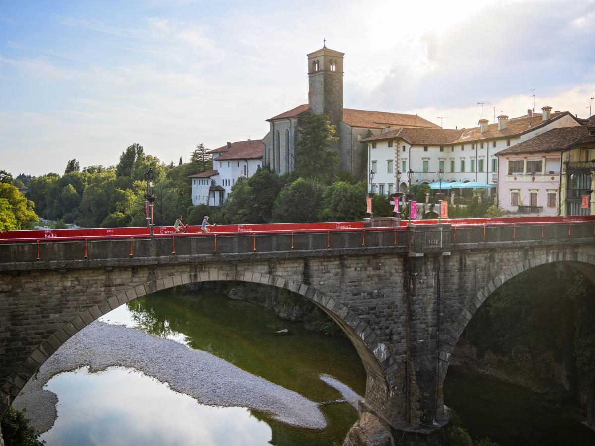 the Ponte del Diavolo (Devil's Bridge) in Cividale del Friuli, Italy