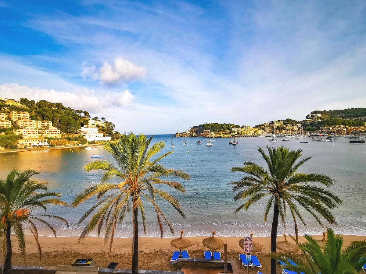 Port Soller on a cycling tour of Mallorca