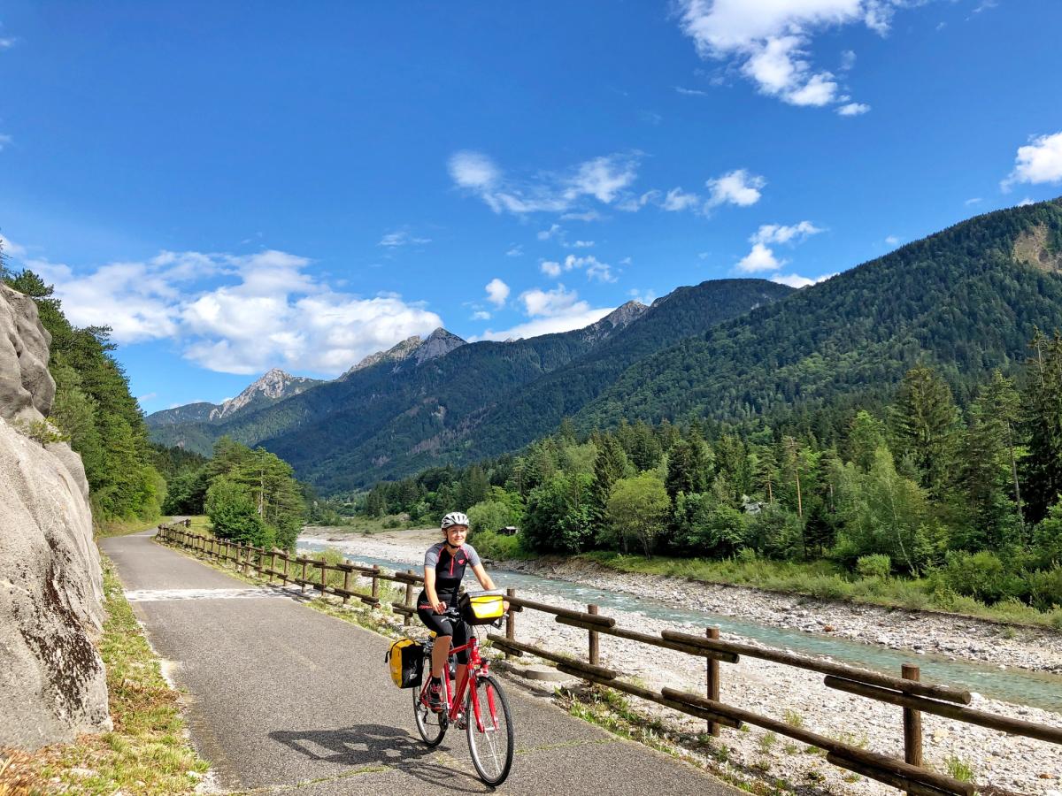 Cycling the alpine rivers in Austria 