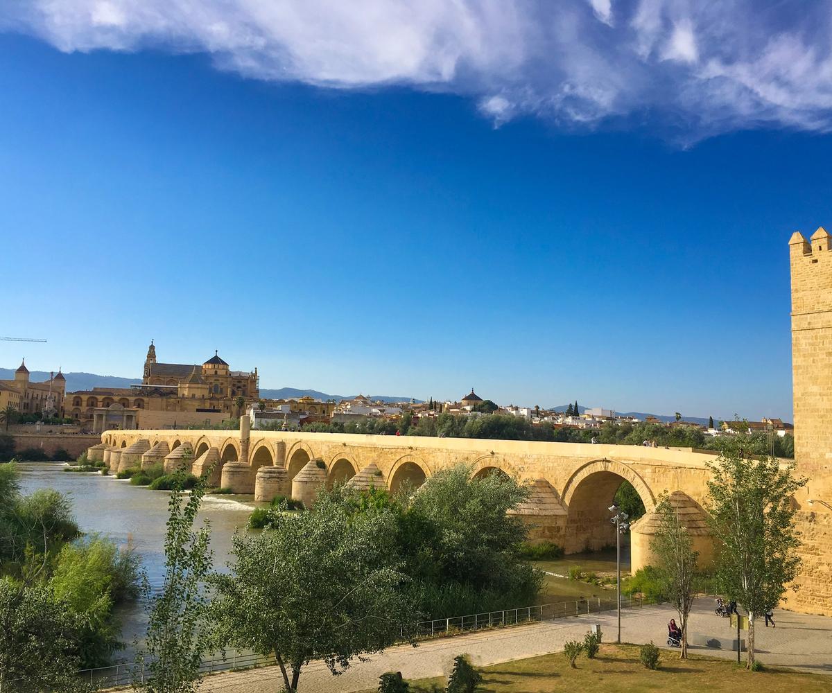 Cordoba Roman Bridge Andalusia cycling holiday