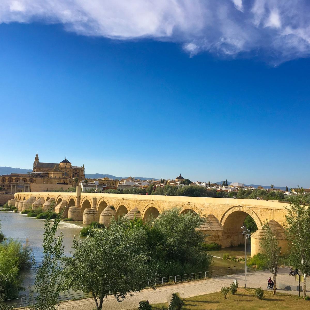 Cordoba Roman Bridge Andalusia cycling holiday