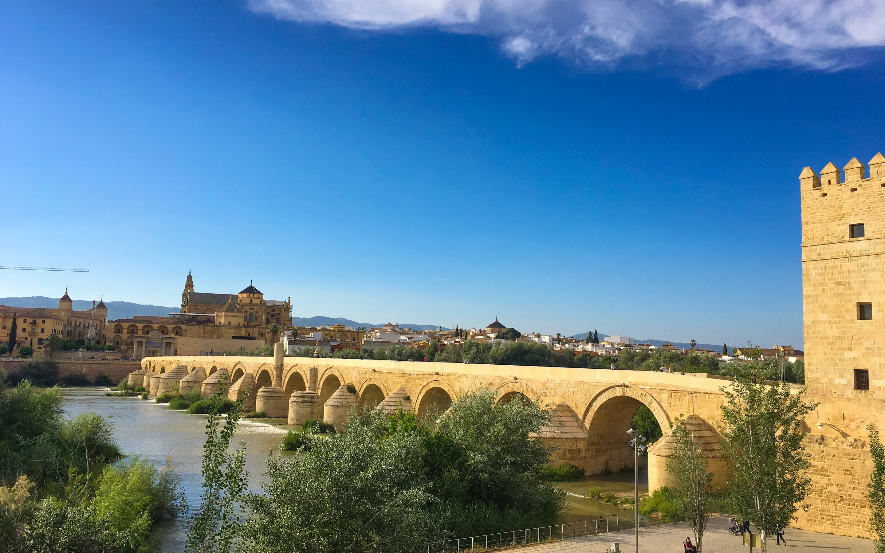 Cordoba Roman Bridge Andalusia cycling holiday