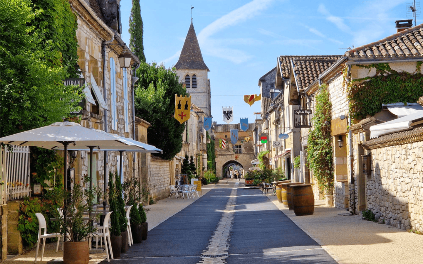 Dordogne river valley, France