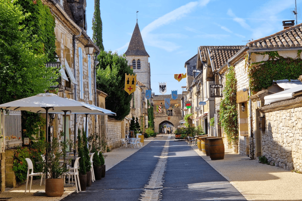 Dordogne river valley, France