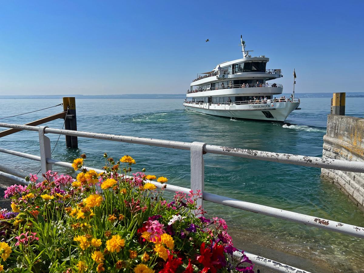 a passenger ship on Lake Constance, known as Bodensee in German