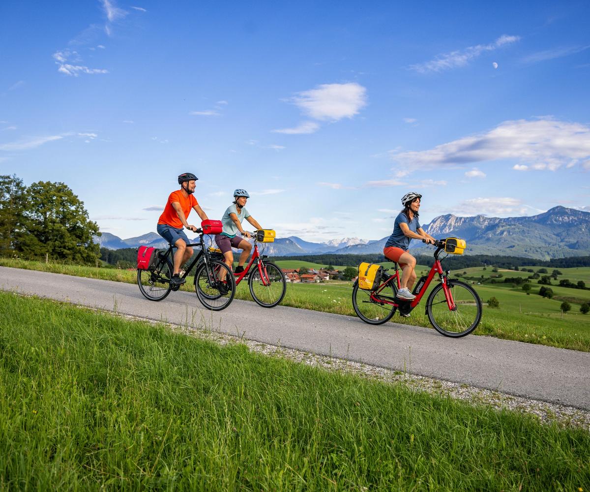 Cycling holiday with friends in Lech Austria