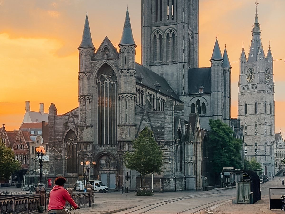 St. Nicholas' Church in Ghent, Belgium. It is one of the city's oldest and most prominent landmarks.