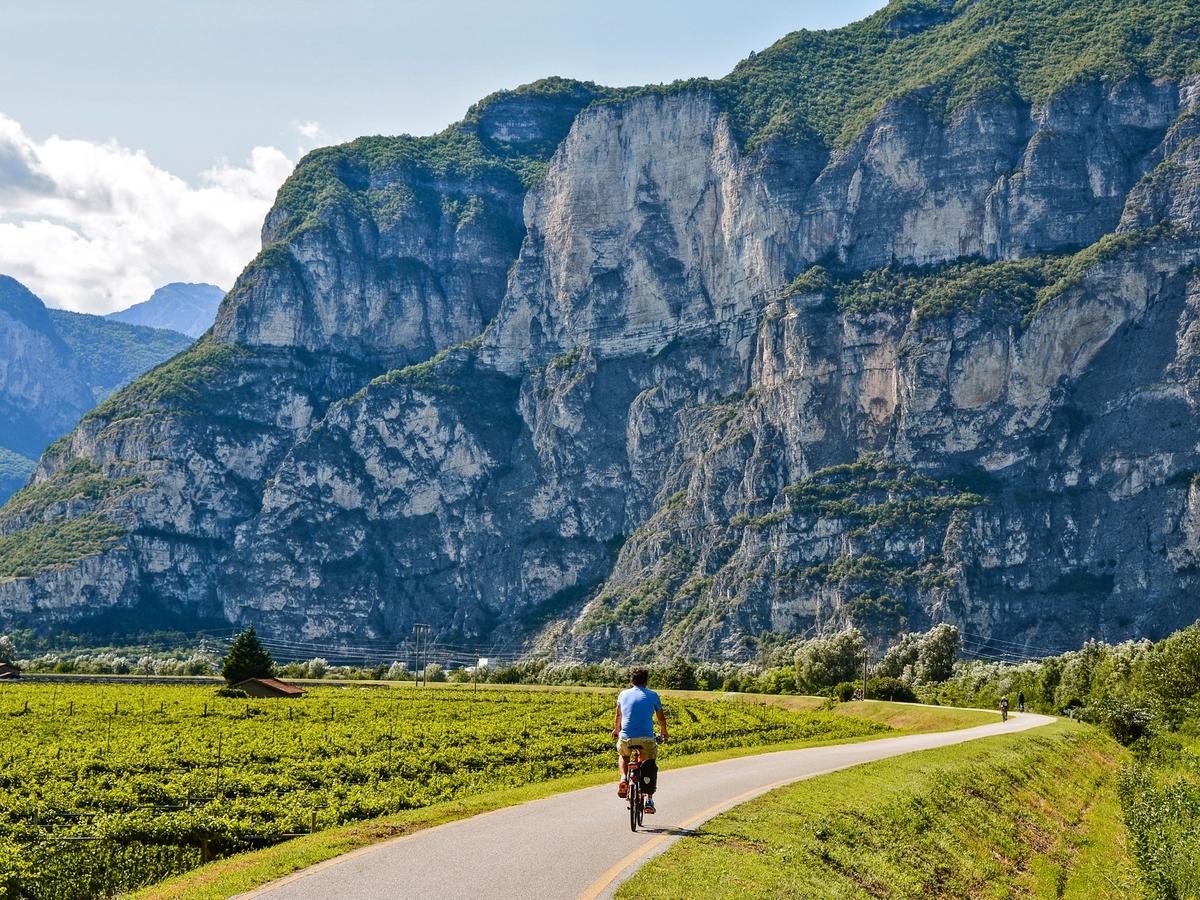Alpine sub-ranges of the Garda Mountains and the Brenta Group