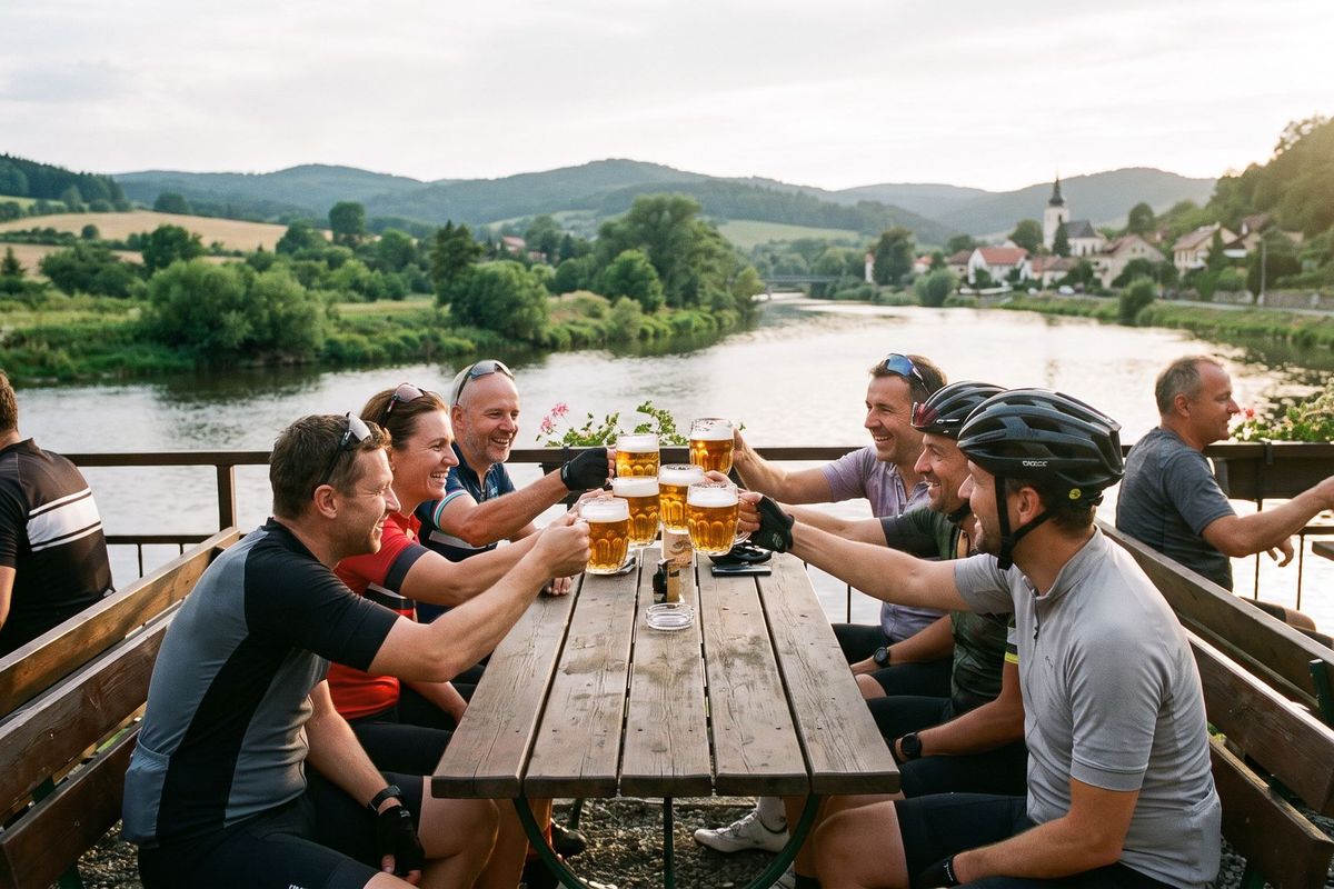 Cycling and beer