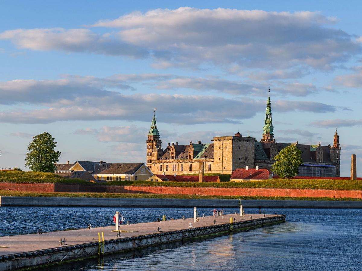 Kronborg Castle, a UNESCO World Heritage Site located in Helsingør, Denmark