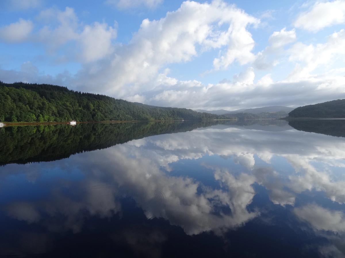 Loch Ness, a large freshwater loch in the Scottish Highlands, famous for its association with the legendary Loch Ness Monster, or "Nessie"