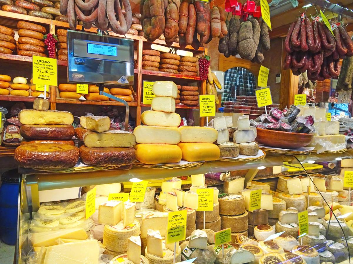Palma cheese market-stall