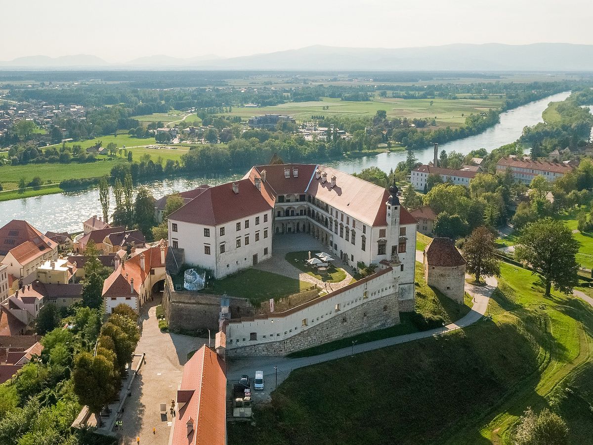 Ptuj Castle, a medieval fortress in Ptuj, Slovenia