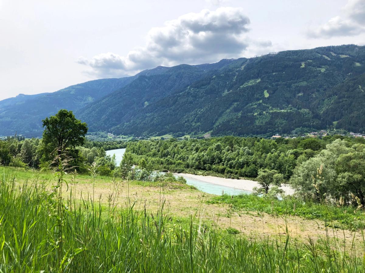 Meandering river near Salzburg