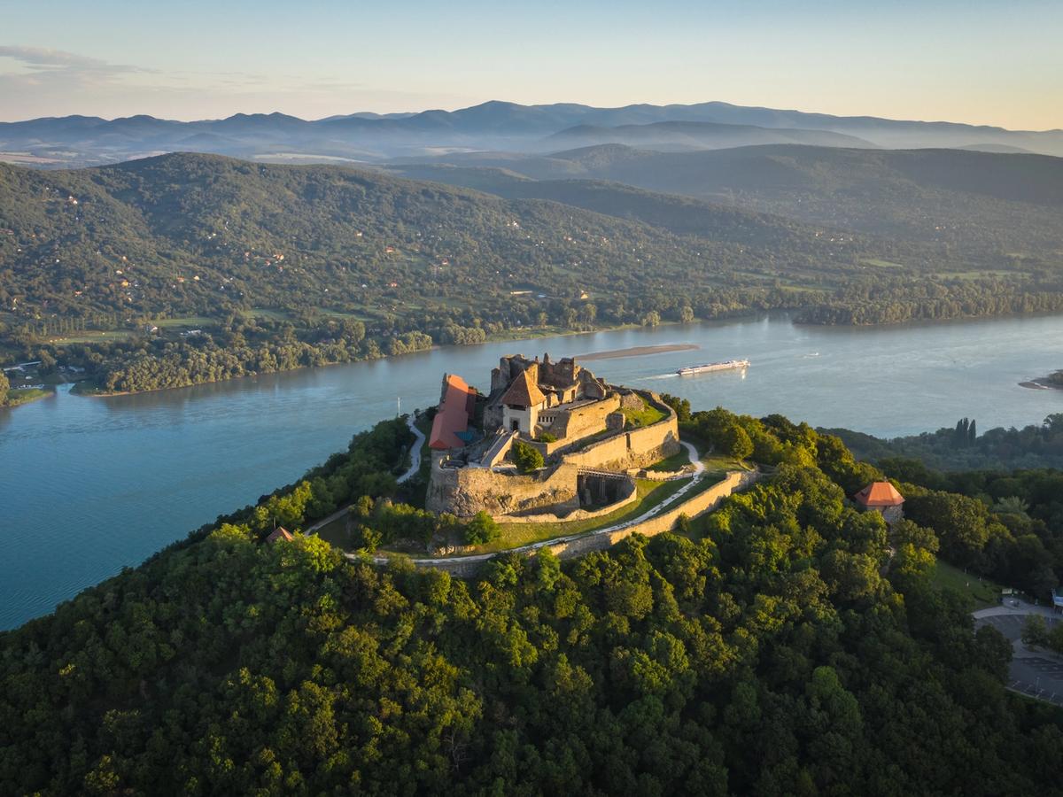 Visegrad Castle in Hungary offers historic views