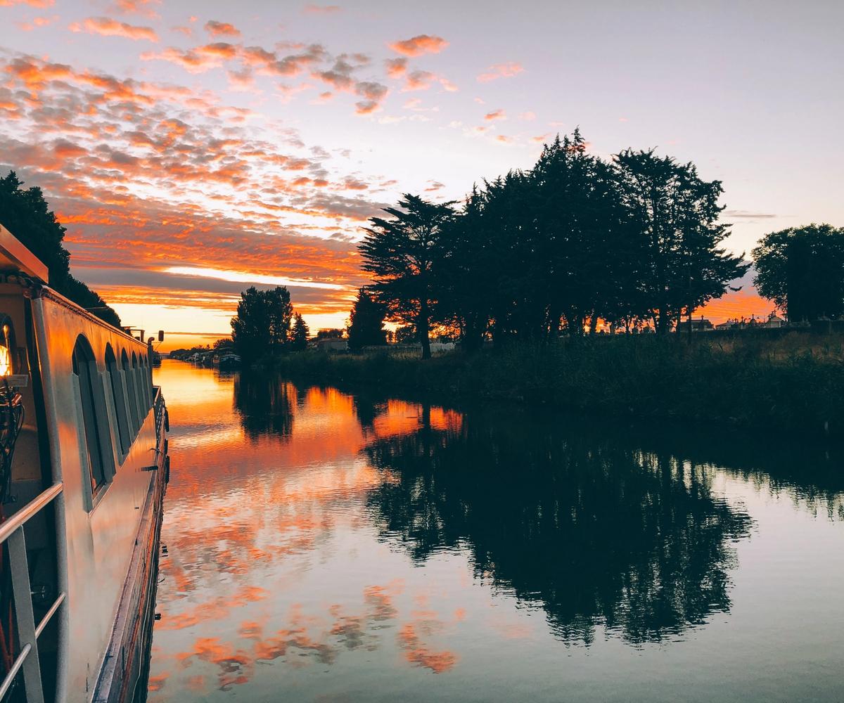Boat on the River Rhone