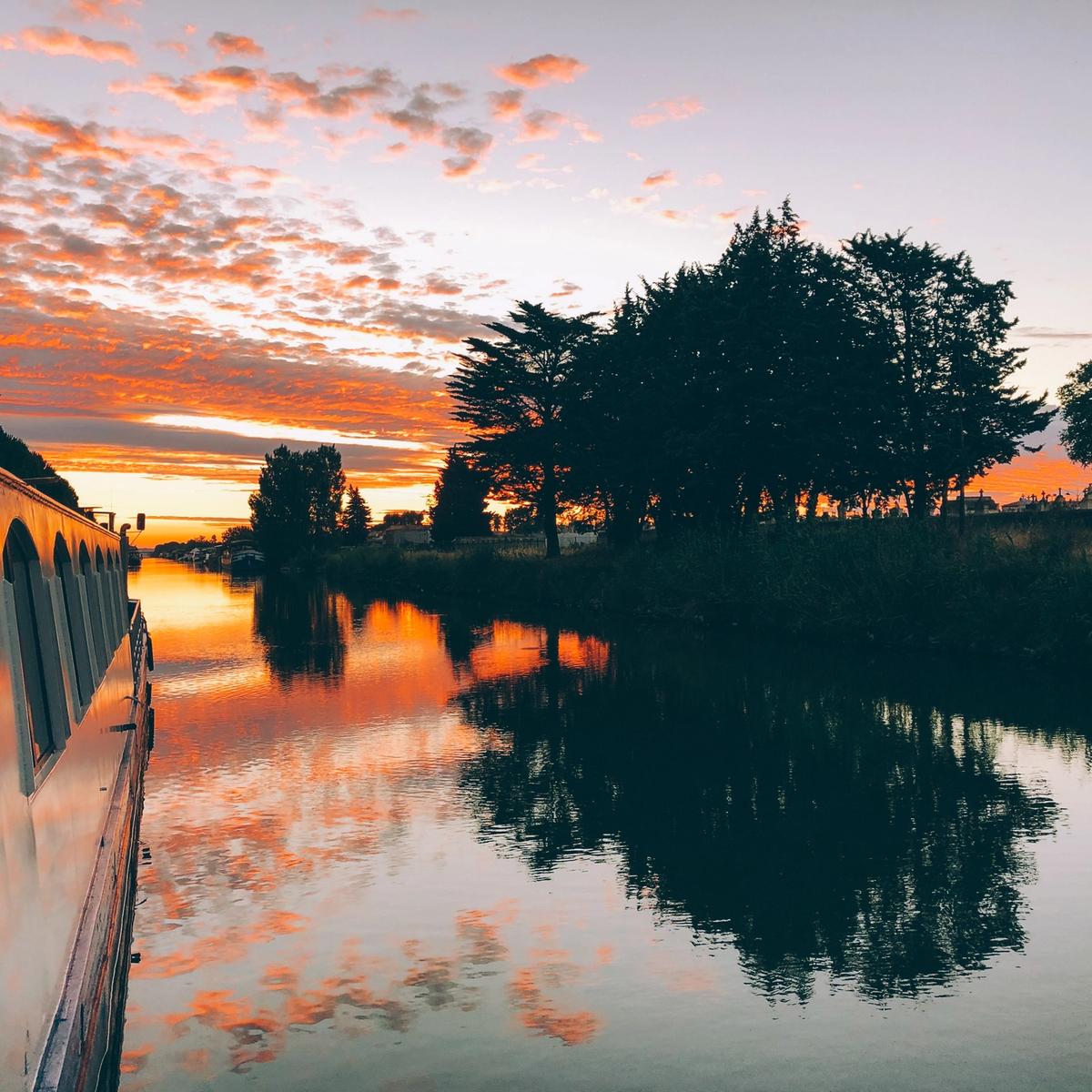 Boat on the River Rhone