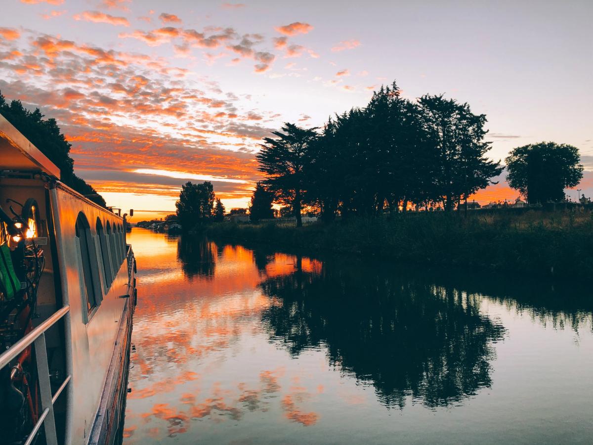 Boat on the River Rhone