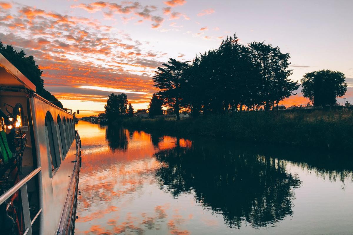 Boat on the River Rhone