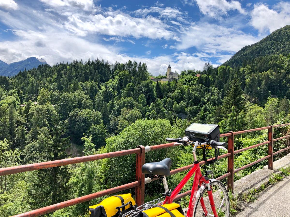 A church in the Austrian mountains