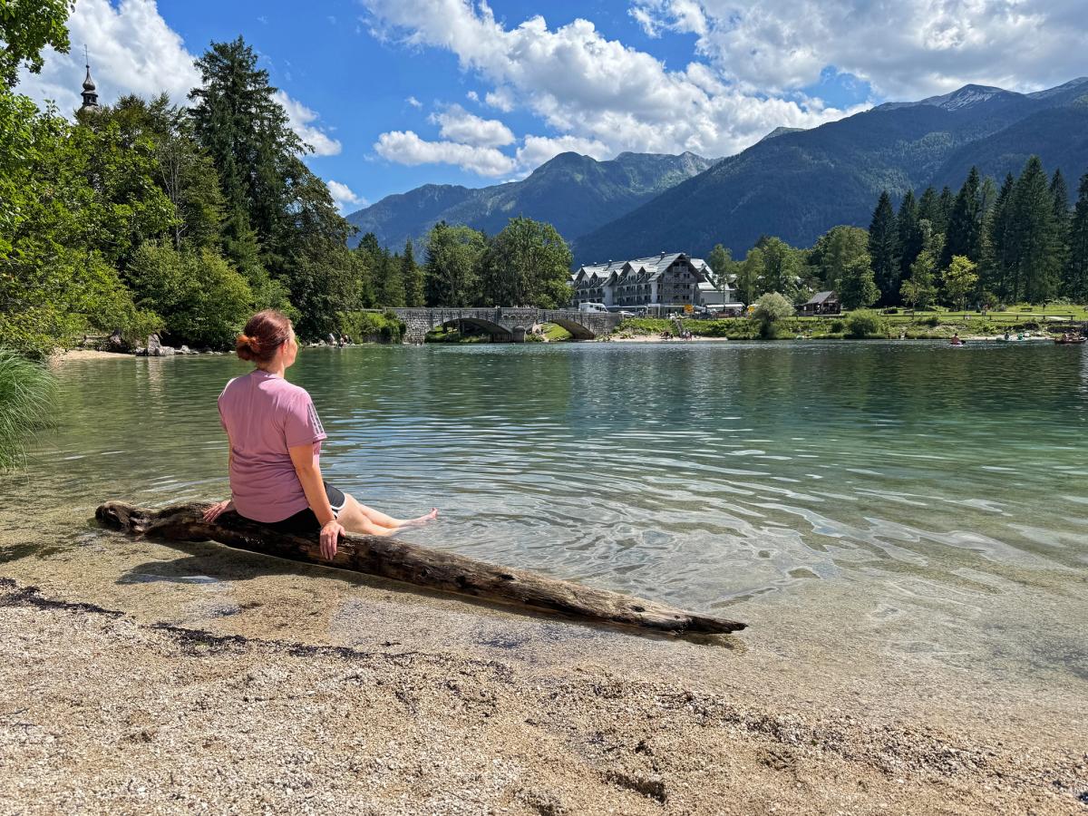 Lake Bohinj, Slovenia's largest natural lake, nestled within Triglav National Park