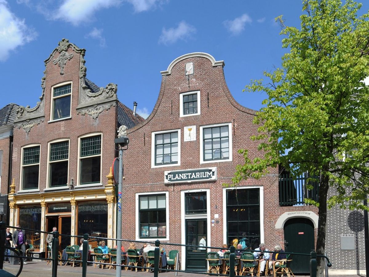 the Eise Eisinga Planetarium, located in Franeker, Friesland, Netherlands