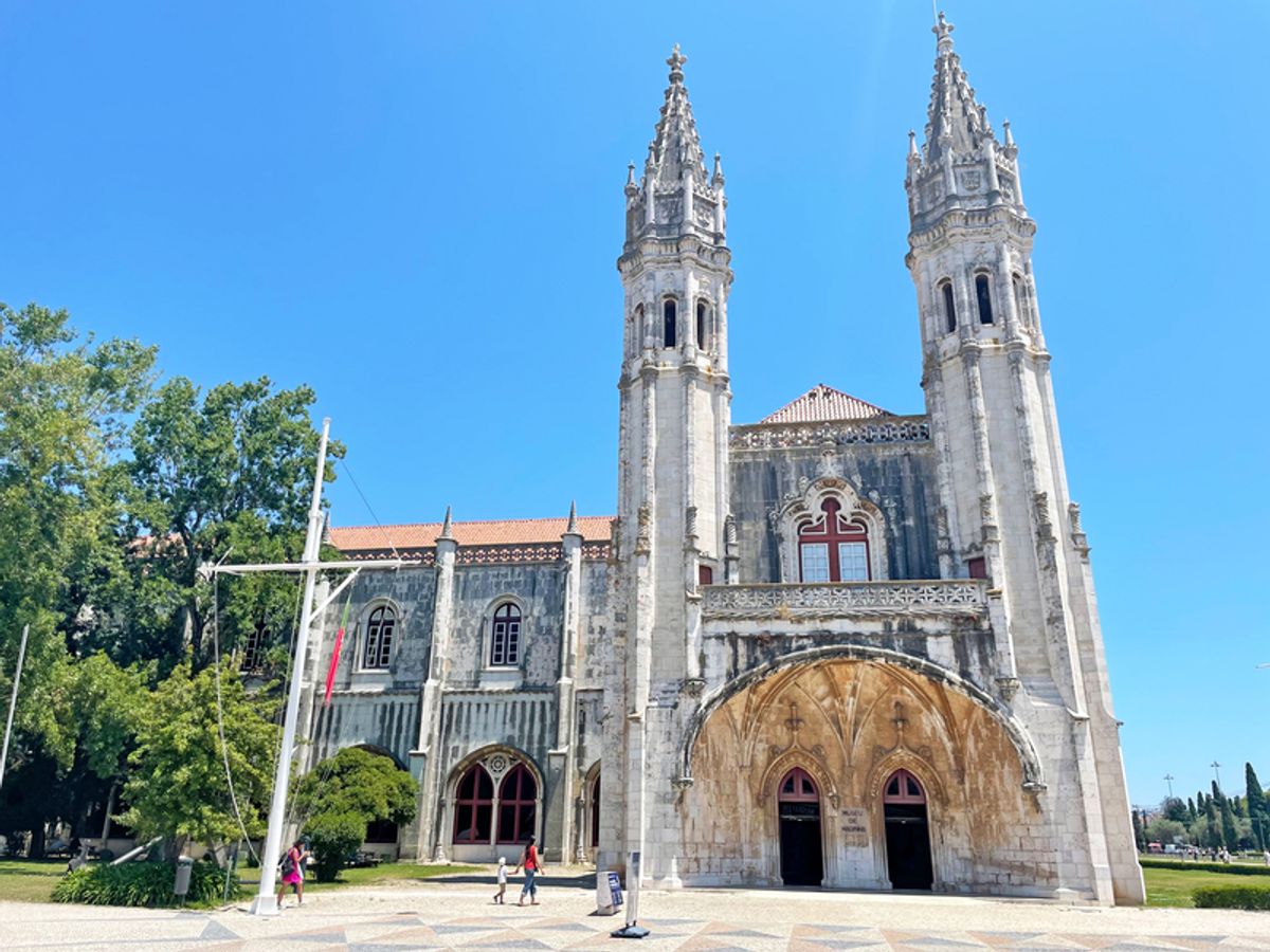the Jerónimos Monastery (Mosteiro dos Jerónimos) in Lisbon, Portugal