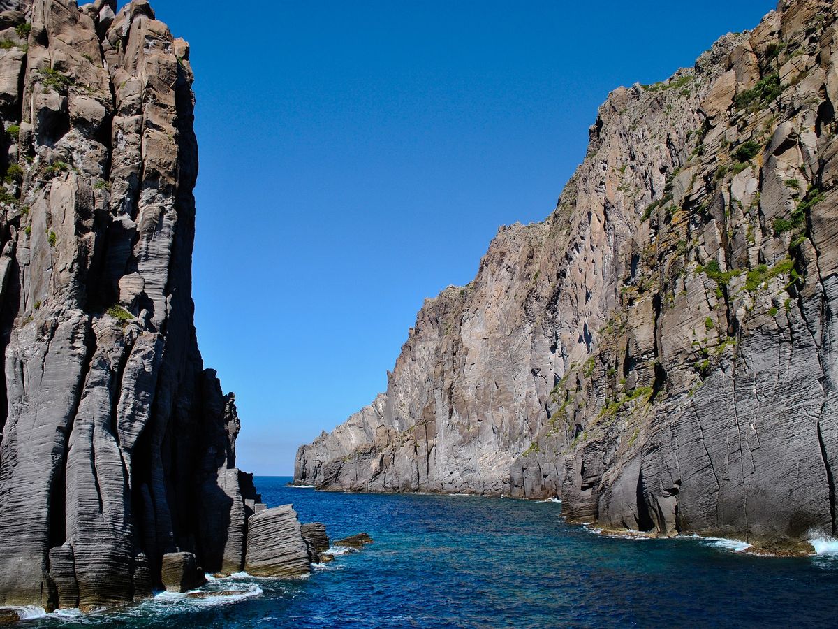 the smallest of the Aeolian Islands located off the northeastern coast of Sicily, Italy