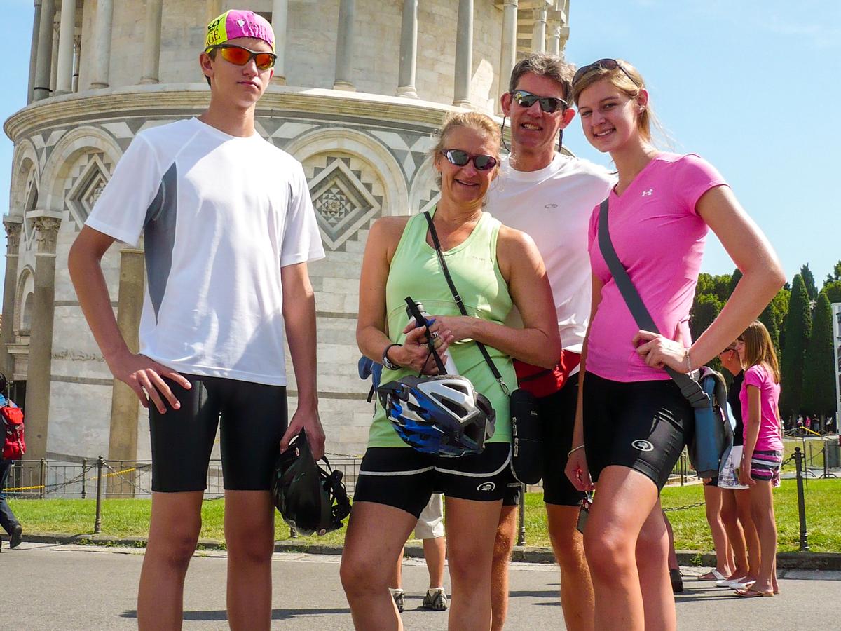 The Leaning Tower of Pisa cycling holiday