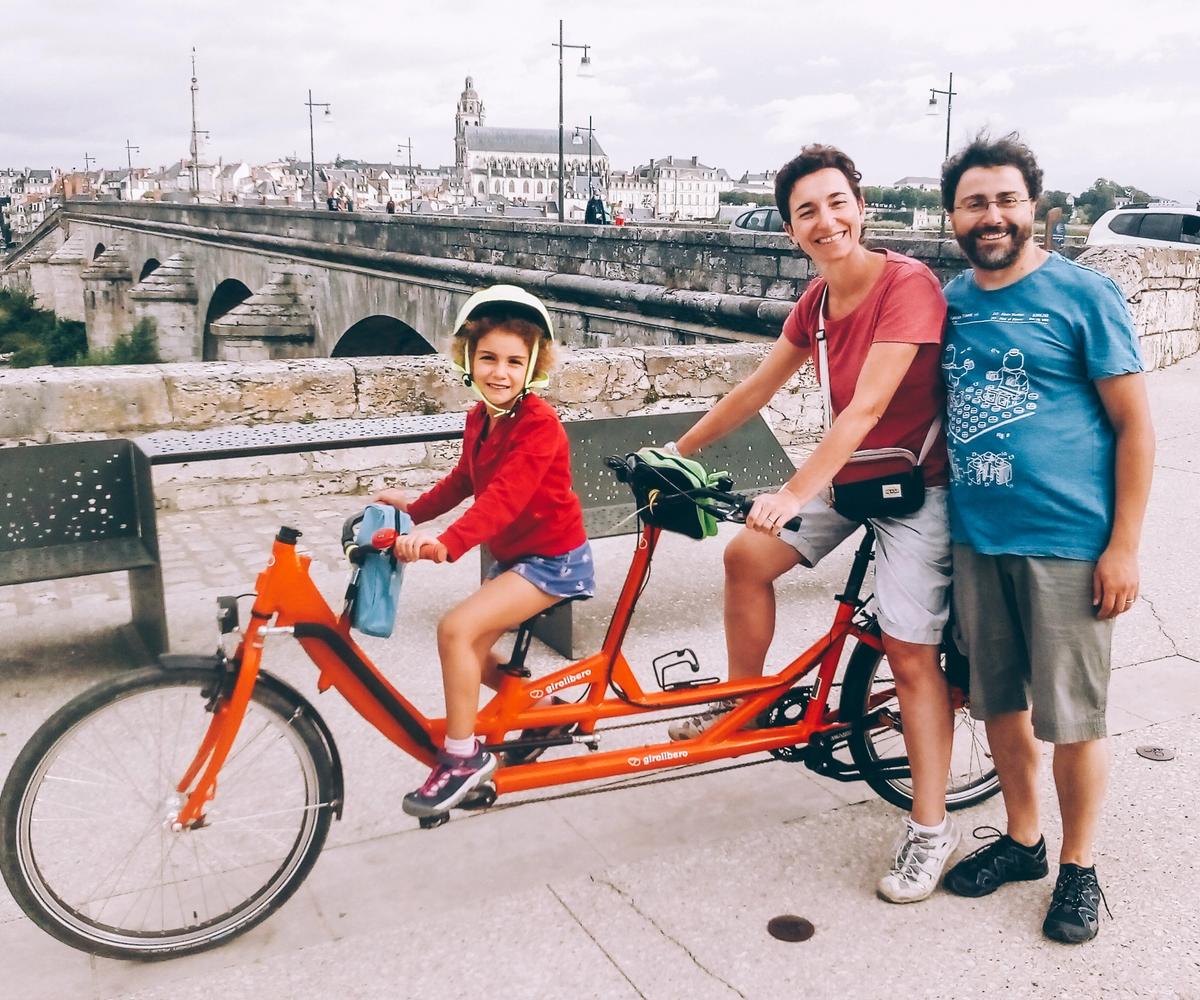Family Tandem in Loire Valley