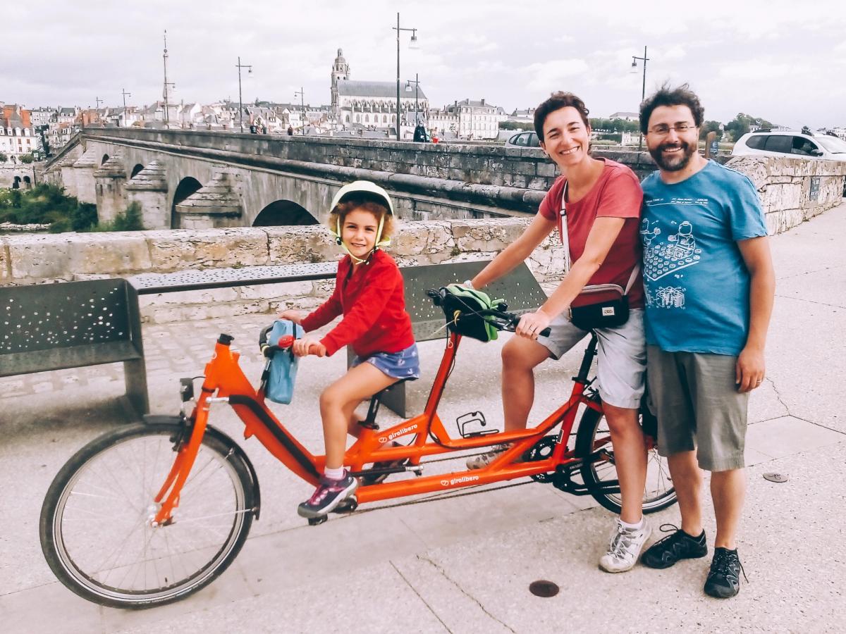 Family Tandem in Loire Valley