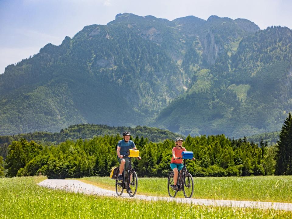Cycling through Untersberg in the Berchtesgaden Alps
