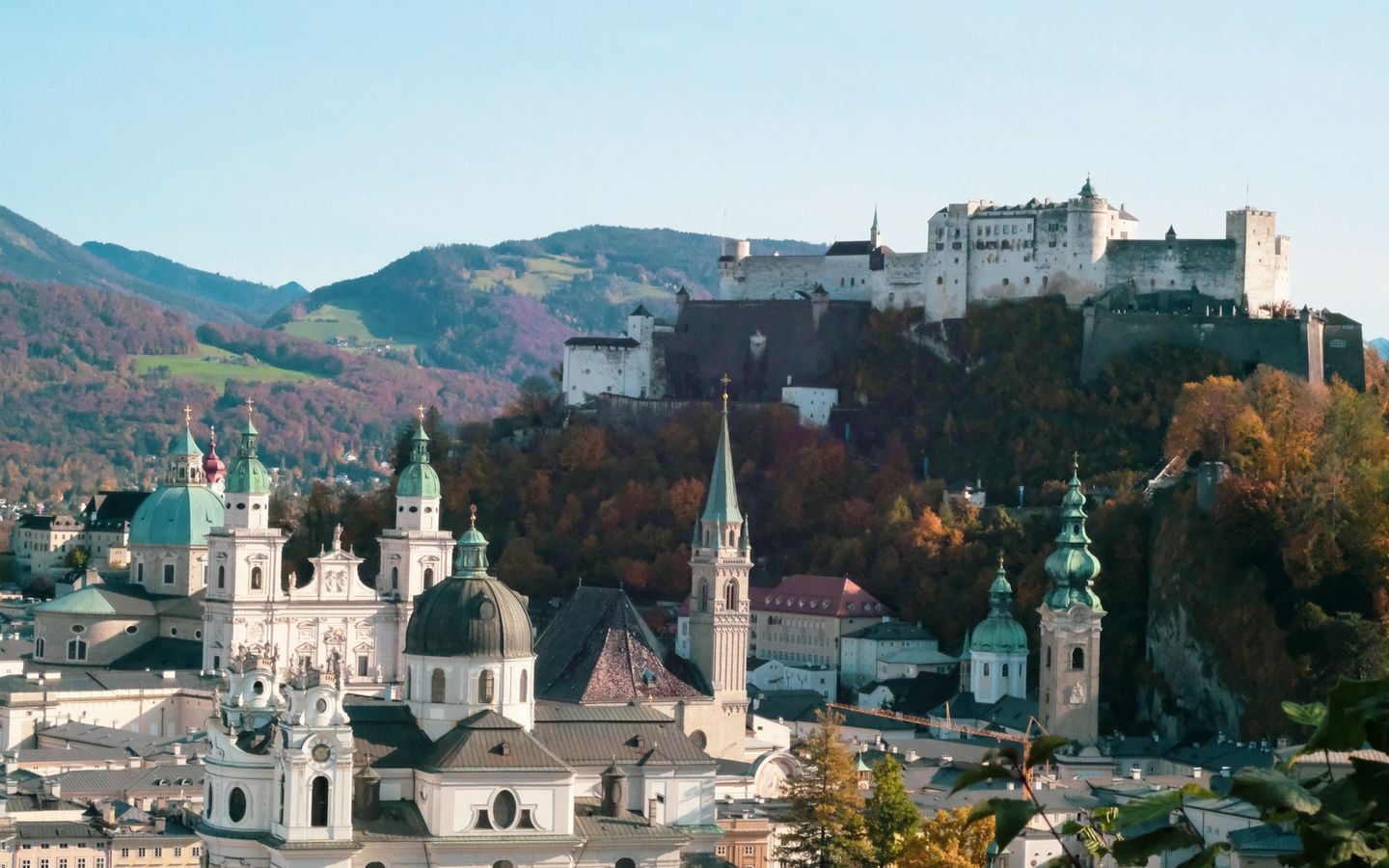 Buildings in Salzburg, Austria