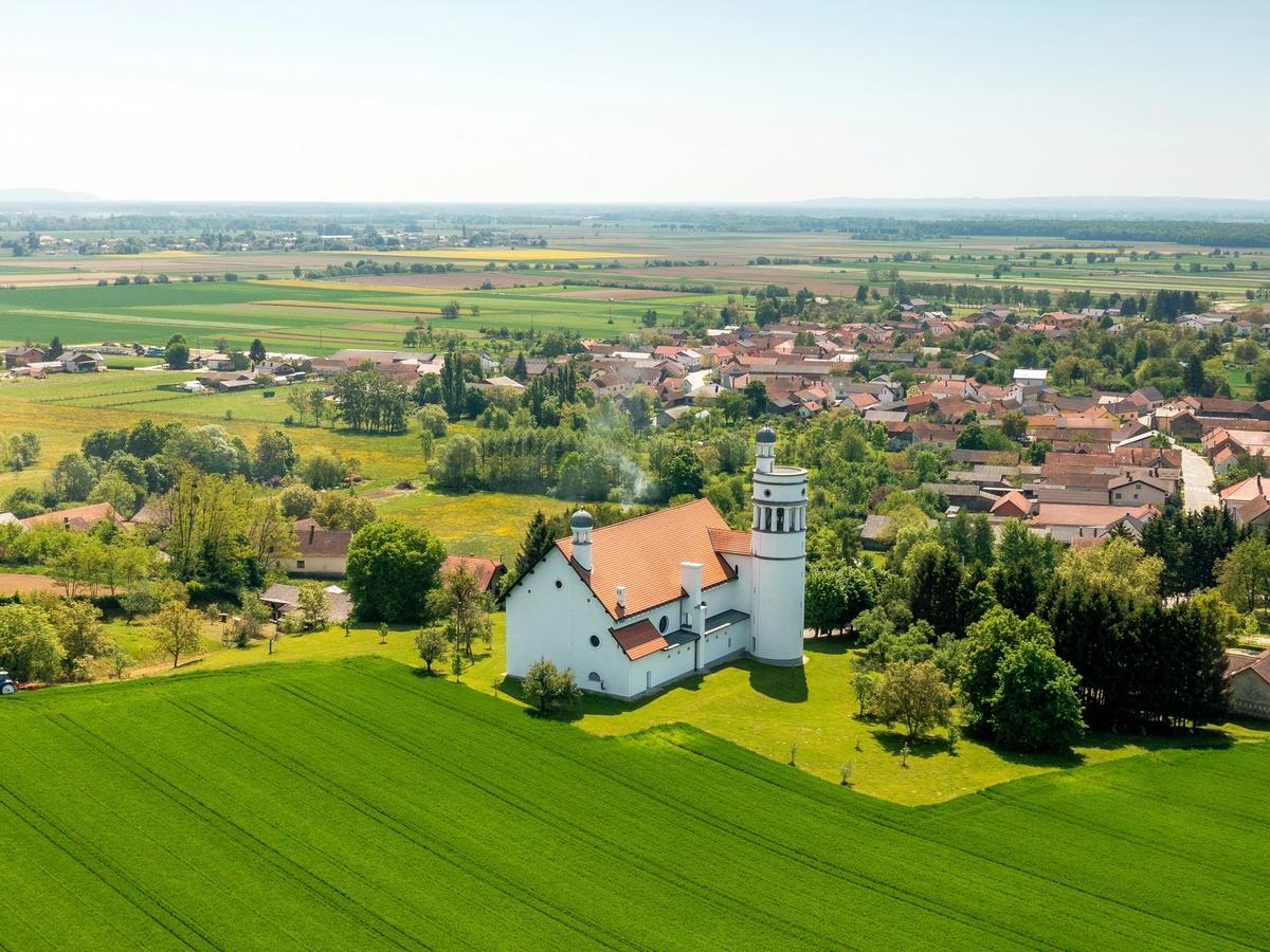 the Church of the Ascension of Christ, located in Bogojina, Slovenia