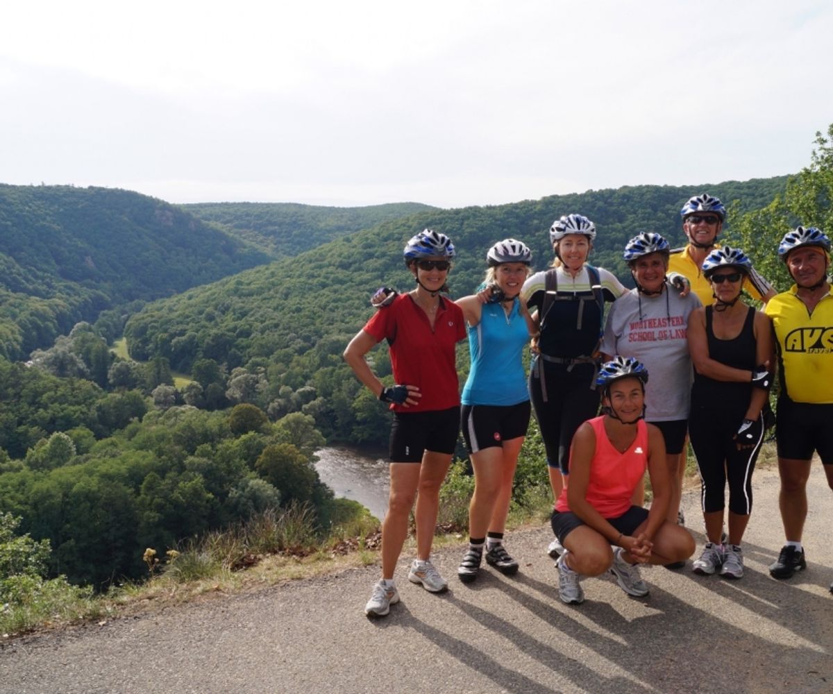 Cycling along the Vltava River