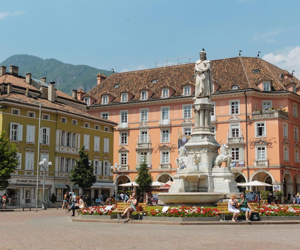 Bolzano the gateway to the Dolomites