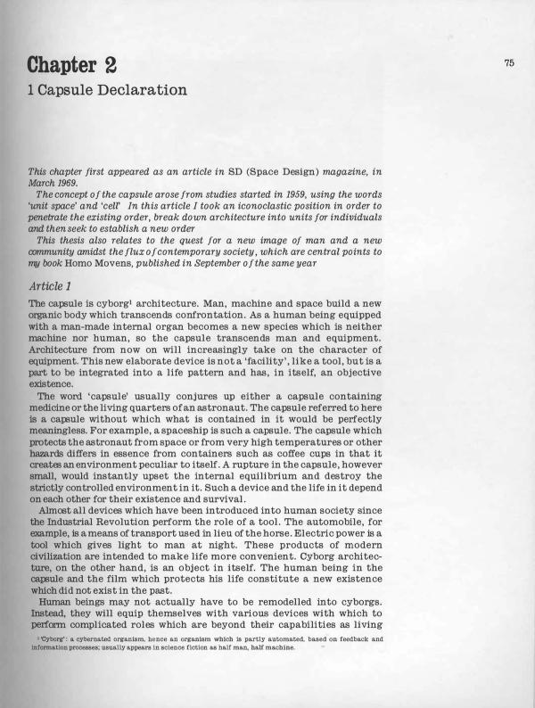 Capsule Declaration