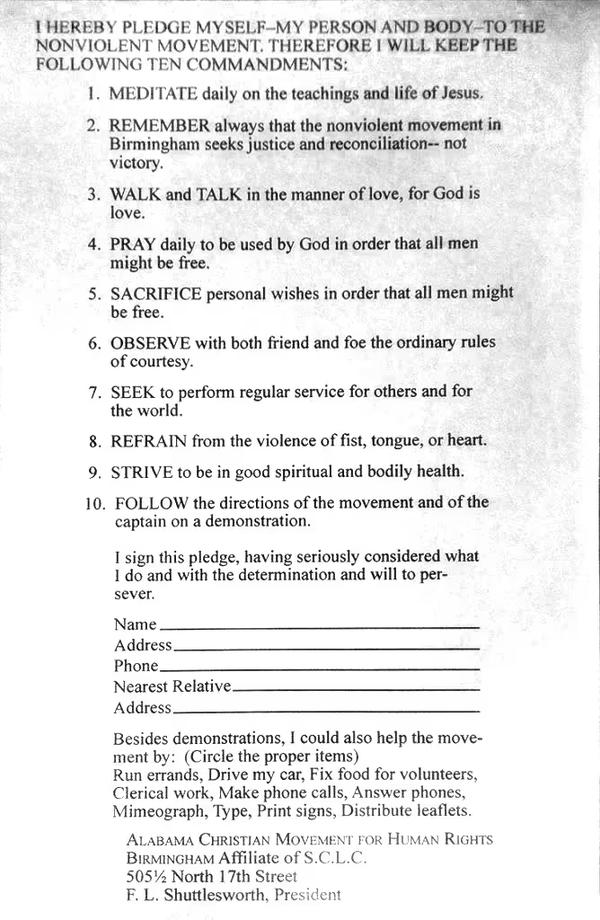 Commitment Card