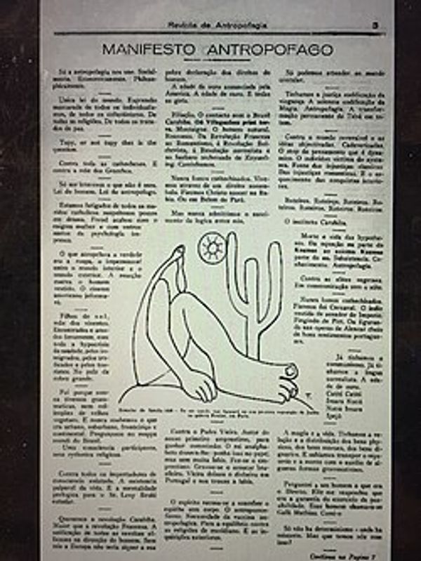 Manifesto Antropófago (Cannibalist Manifesto)