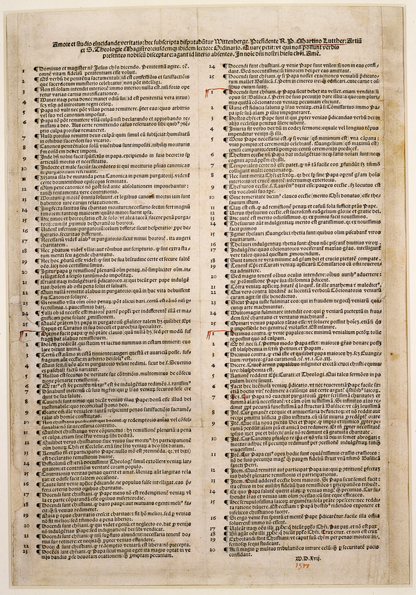 The Ninety-Five Theses