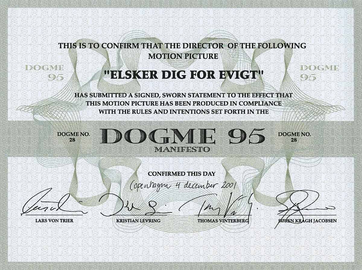 The Dogme 95 Manifesto