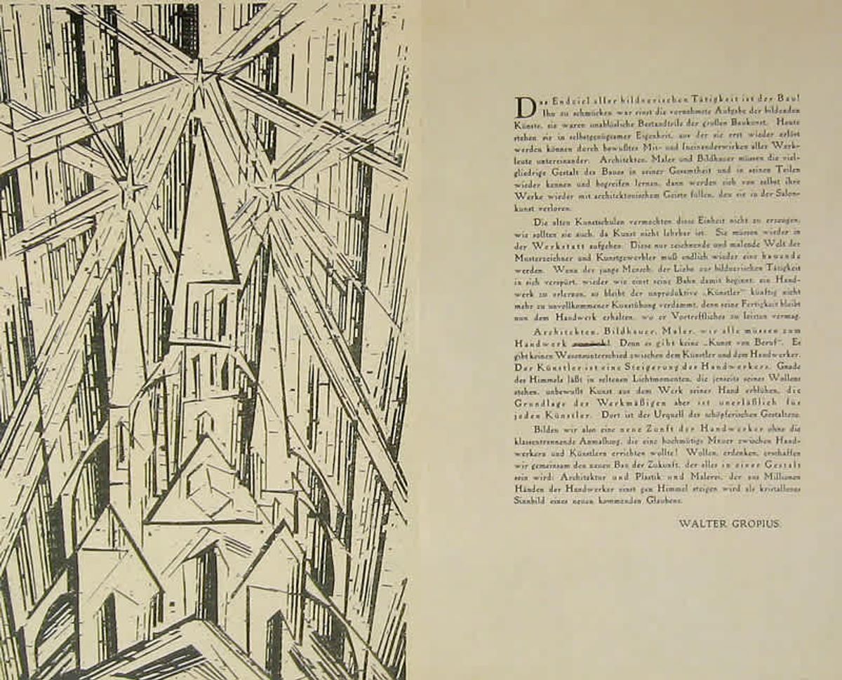The Bauhaus Manifesto