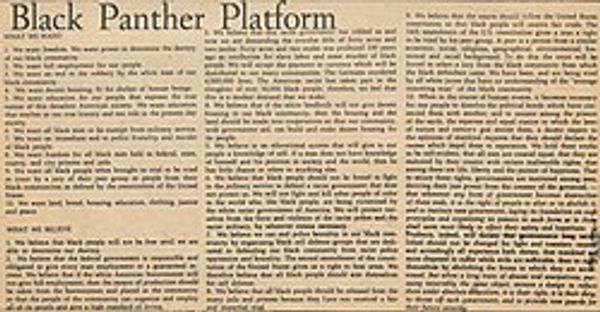 Black Panther Party Ten-Point Program