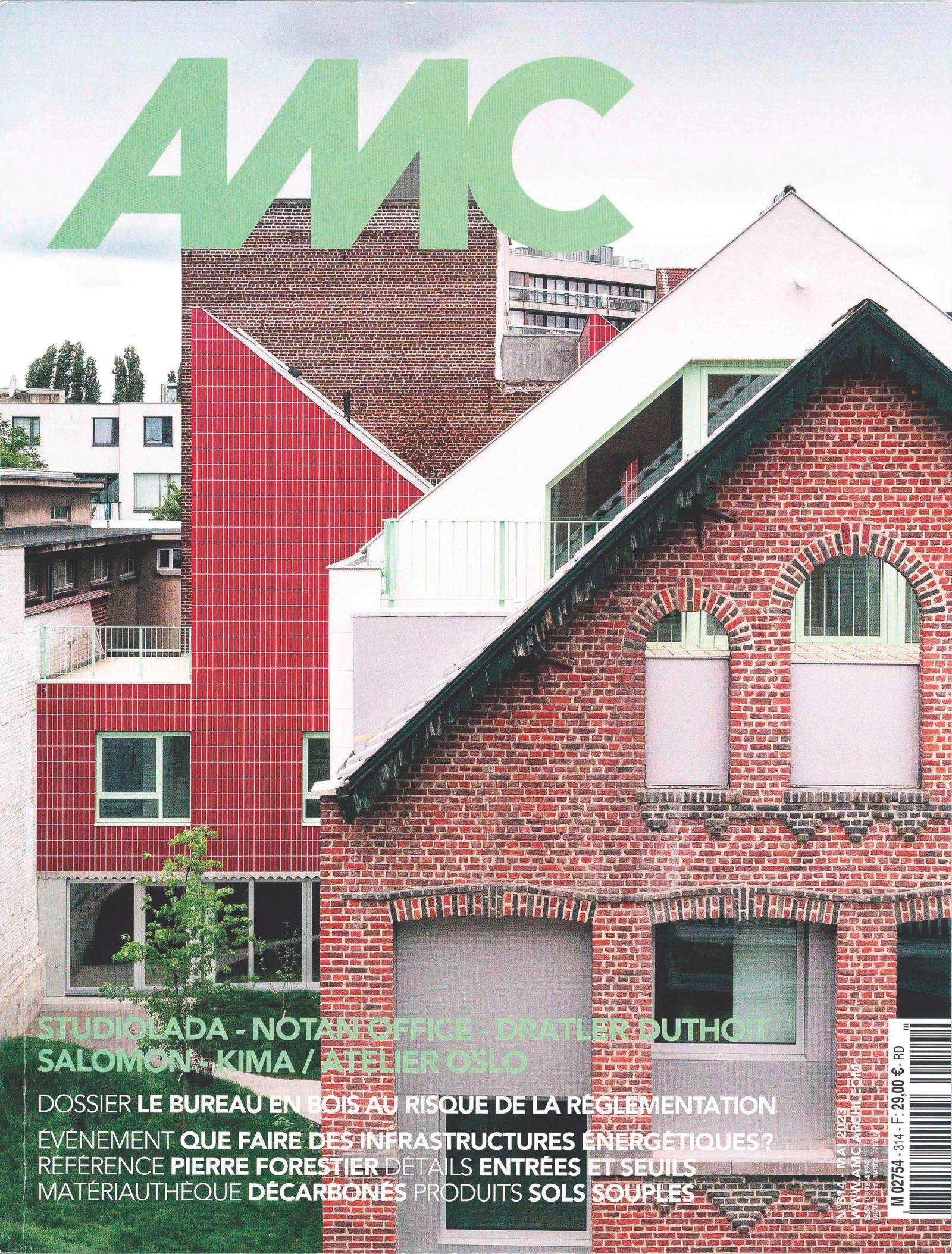 Architecture magazine cover showing the Duchesse project façades
