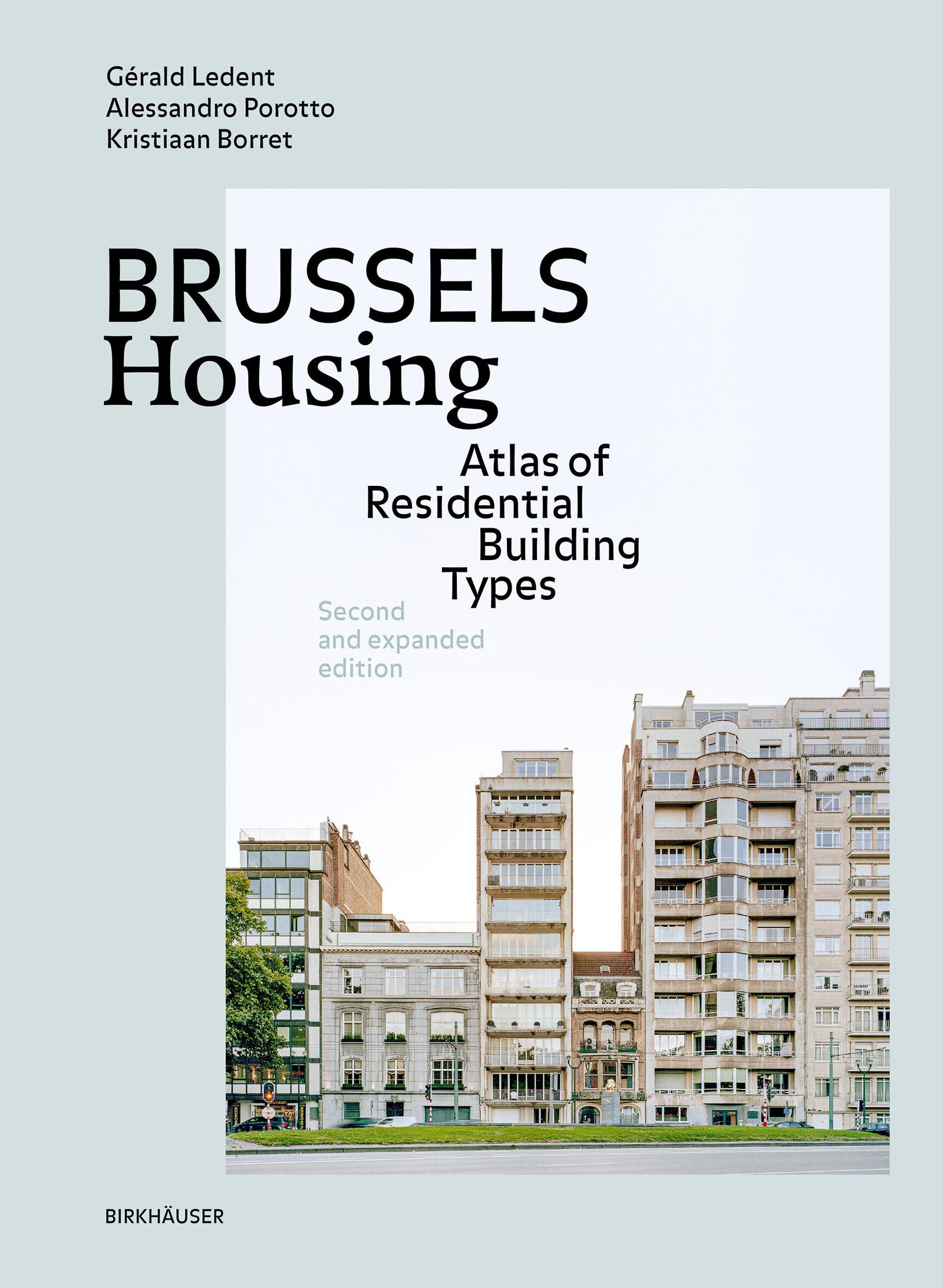 Brussels Housing book cover with a residential tower photograph