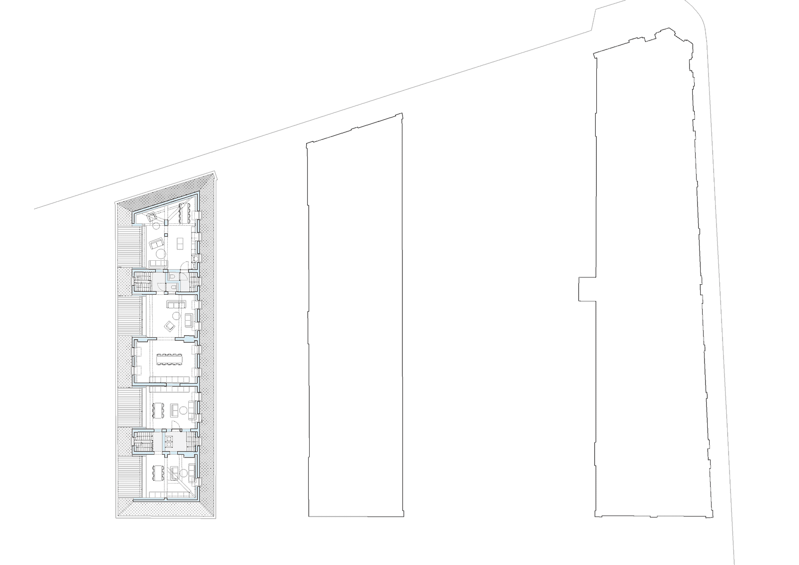 Plan sequence comparing retained volumes and proposed transformations
