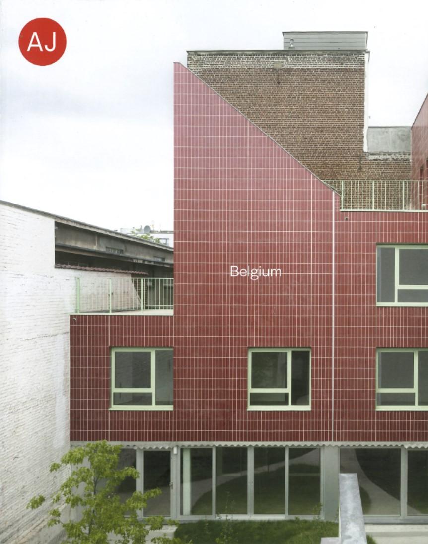 Journal cover featuring the red-tiled housing addition