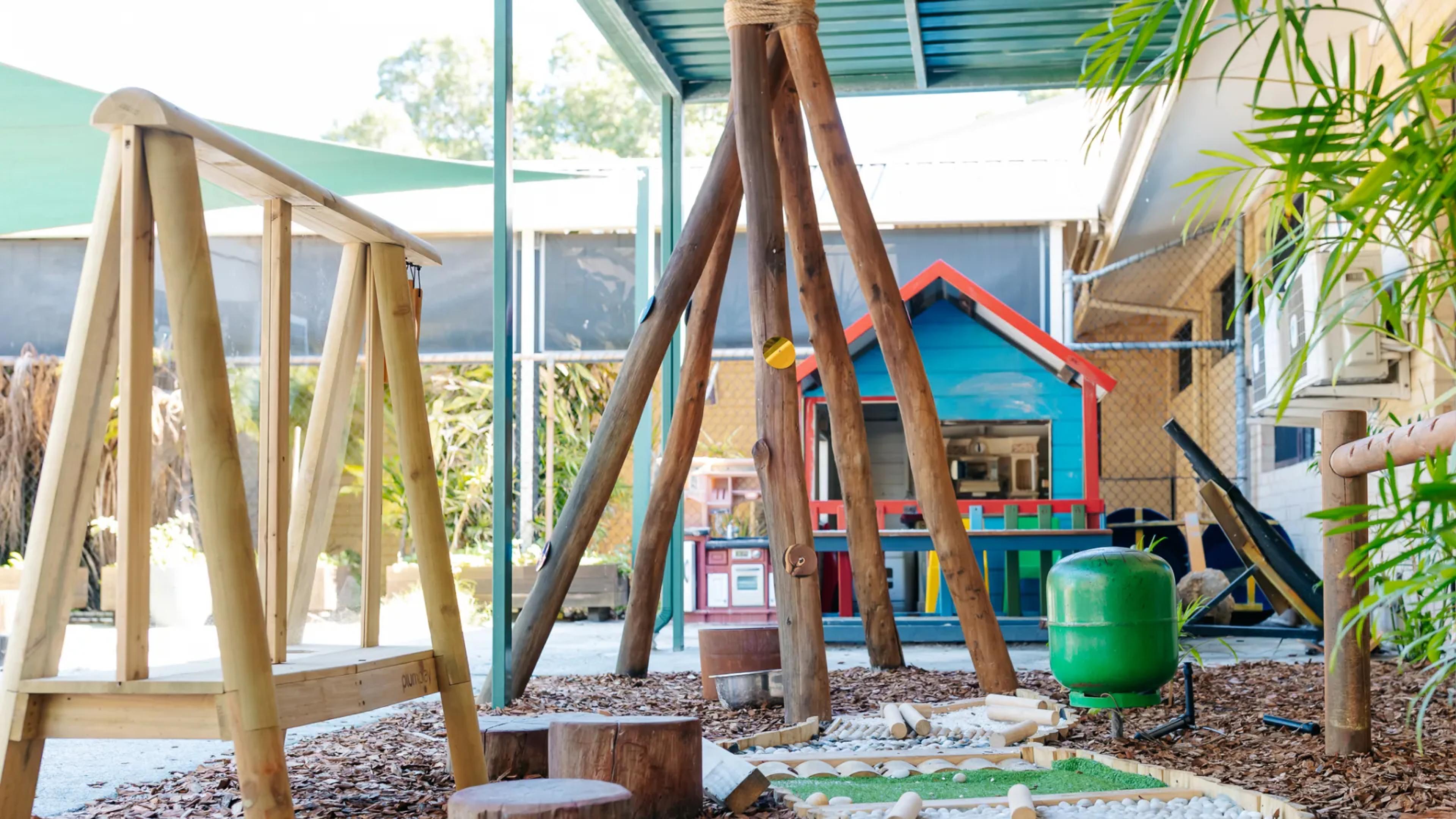 A photo of a play area.