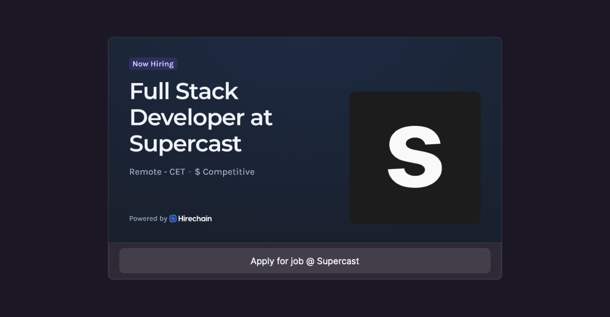 Hirechain launches Hirecaster 
